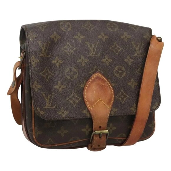 LOUIS VUITTON Monogram Cartouchiere MM Shoulder Bag - Picture 1 of 16